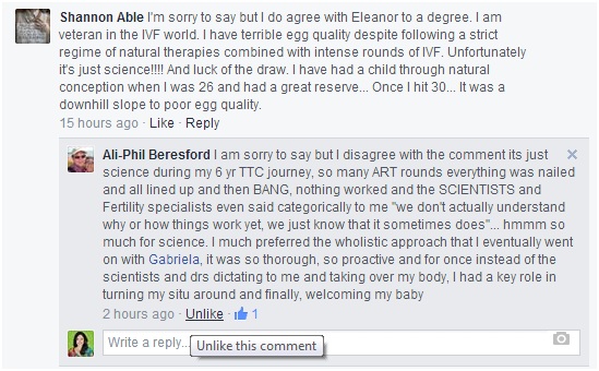 I’m Sorry To Say But I Do Agree With Eleanor To A Degree. I Am Veteran In The Ivf World.